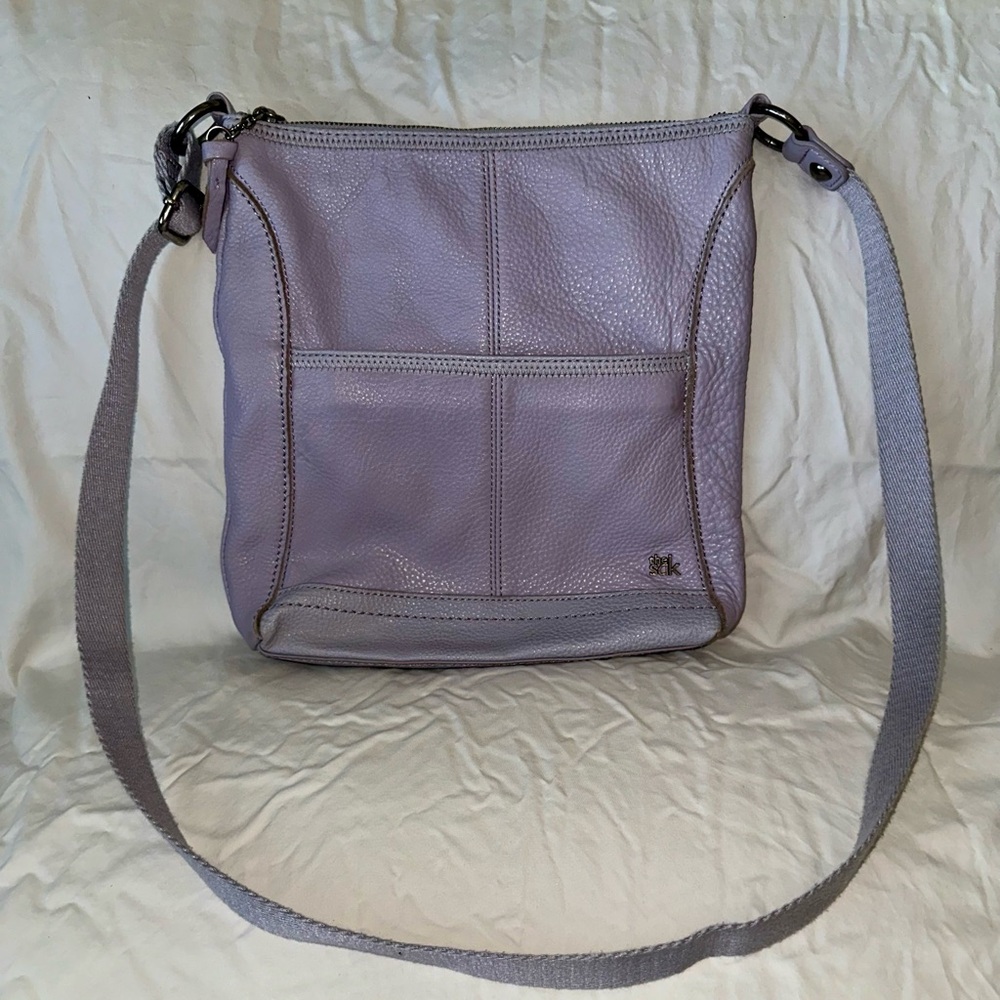 The Sak - Lavender 2-Tone Leather Crossbody Bag